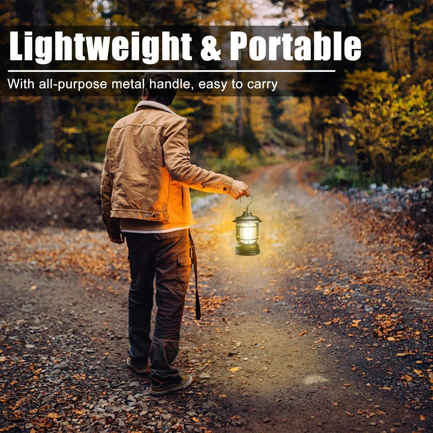 360° COB LED emergency lantern with USB-C charging. Provides 1000 lumens of bright light, weatherproof design, and compact portability for emergencies and outdoor adventures.
