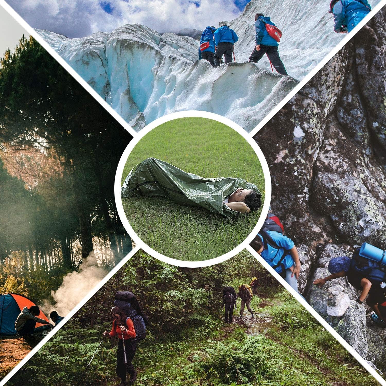 - A compact and lightweight survival sleeping bag for emergencies, camping, and outdoor adventures.  
- Waterproof and durable design, perfect for extreme weather conditions.  
- Retains up to 90% of body heat for critical survival situations.  
- Fits easily in backpacks, bug-out bags, or emergency kits.  
- Don’t let Fred the Zombie out-prepare you—be ready for anything!  
