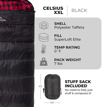 Sports Celsius XXL -18°C / 0°F Ultimate Cold Weather Sleeping Bag