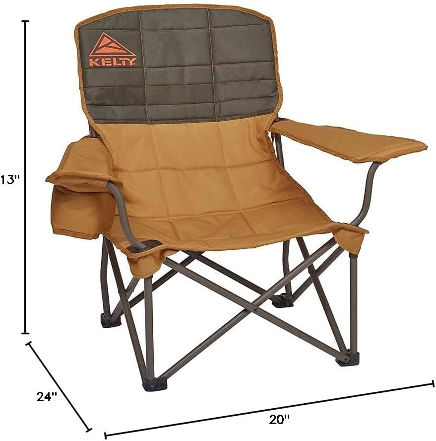 Lowdown Camping Chair – Portable, Folding Chair for Festivals, Camping and Beach Days, Beluga