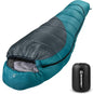 Bessport Ultra-Warm Mummy Sleeping Bag - 15-45°F for Extreme Cold Weather, Perfect for Hiking and Outdoor Adventures! Washable & Cozy 3-4 Season Comfort for Adults