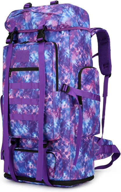 Ultimate 70L/100L Hiking Backpack for Men - Military-Grade Molle Rucksack, Ideal for 3-Day Camping & Climbing Adventures