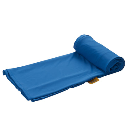 Ultimate Comfort:  Adult Cooling Sleeping Bag Liner in Vibrant Blue