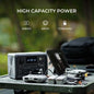 BLUETTI EB3A 600W portable solar generator with 268Wh capacity for camping, home, and emergency power needs.  
