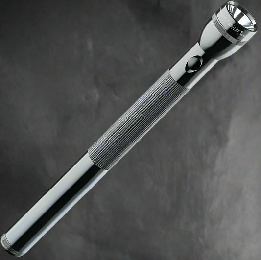S5D016 Black Standard Flashlight - Powerful 5 D-Cell Illumination