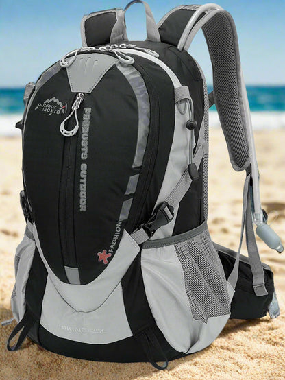 NOXTO 25L Hydration Daypack with a 2L water bladder, rain cover, and lightweight, ergonomic design. Includes a suspension system for comfort and 25L capacity for hiking, cycling, and camping essentials.