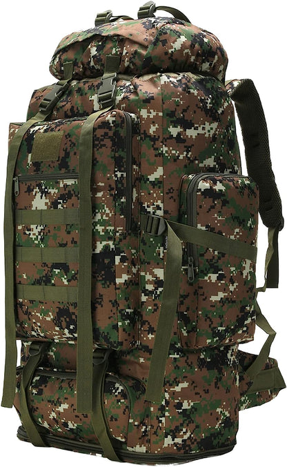Ultimate 70L/100L Hiking Backpack for Men - Military-Grade Molle Rucksack, Ideal for 3-Day Camping & Climbing Adventures