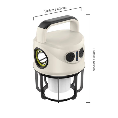Image of a Rechargeable LED Light featuring USB charging, dual light modes, and a durable design, ideal for camping, bug-out bags, and emergency preparedness, displayed on a clean white background.
