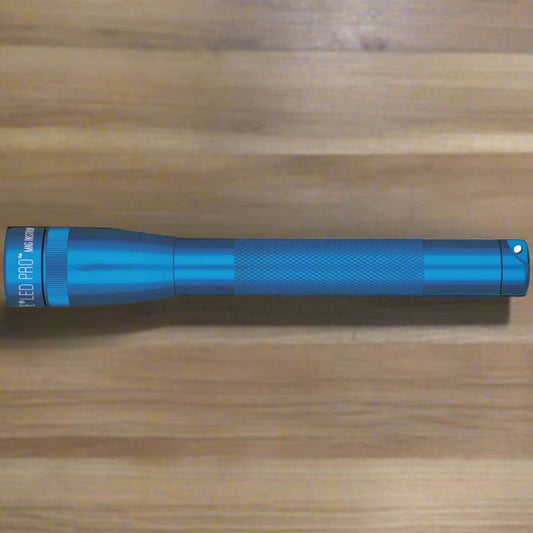 Illuminate Your Adventures with the  Mini Mag LED Pro in Stylish Blue
