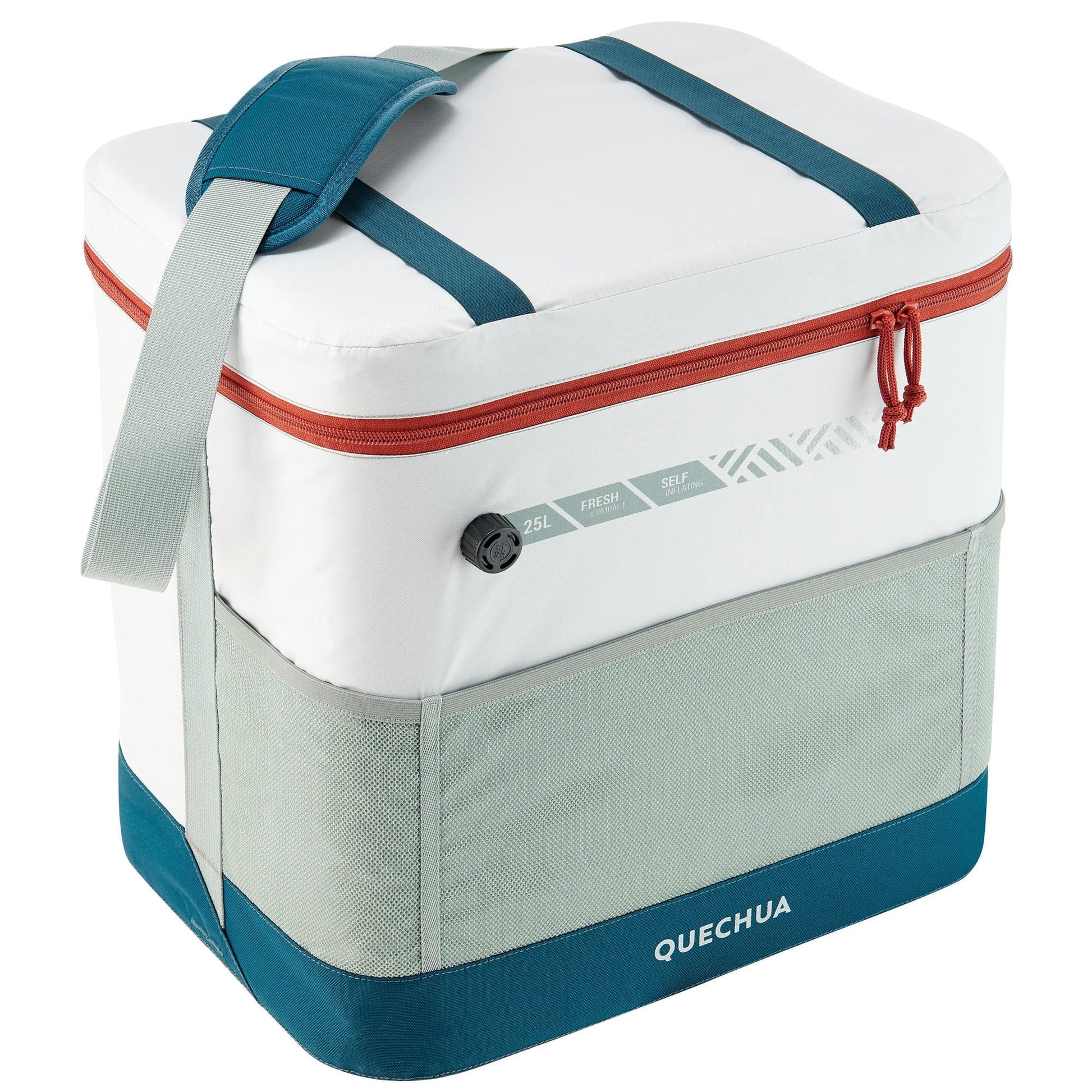 Quechua Camping Soft Cooler, 25 L, White