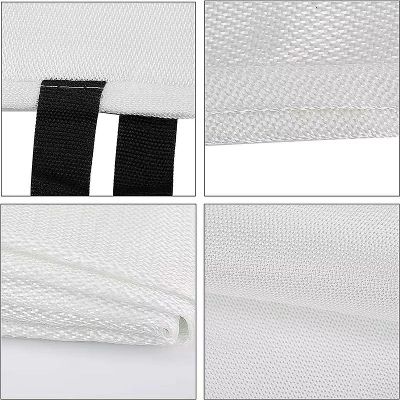 Fire Blanket Fire Blankets to Smother a Kitchen Fire 1X1M Fire Retardant Blanket Fire Suppression Blanket for Camping Grill Car