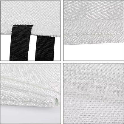 Fire Blanket Fire Blankets to Smother a Kitchen Fire 1X1M Fire Retardant Blanket Fire Suppression Blanket for Camping Grill Car
