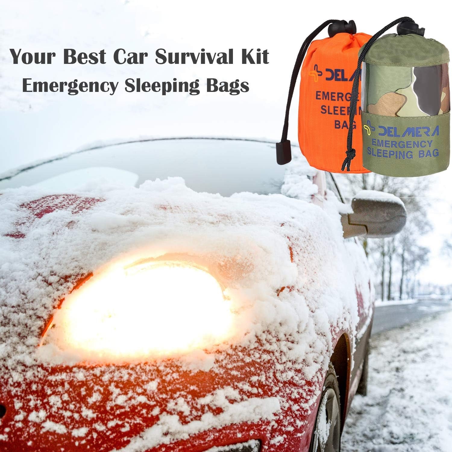 - A compact and lightweight survival sleeping bag for emergencies, camping, and outdoor adventures.  
- Waterproof and durable design, perfect for extreme weather conditions.  
- Retains up to 90% of body heat for critical survival situations.  
- Fits easily in backpacks, bug-out bags, or emergency kits.  
- Don’t let Fred the Zombie out-prepare you—be ready for anything!  
