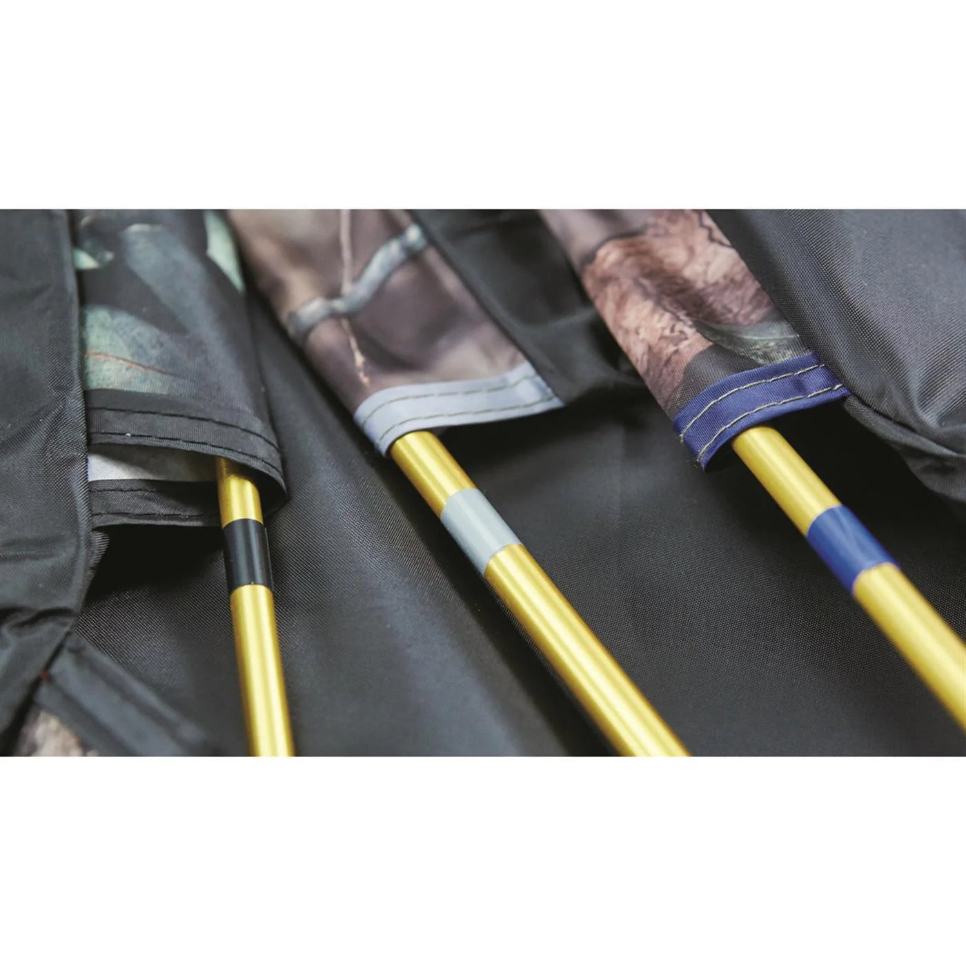 "Guide Gear Compact Premium Truck Tent set up on a truck bed, showcasing its spacious design and durable features."
