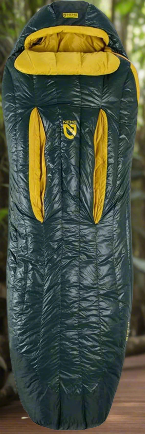 NEMO Riff 30 Long Sleeping Bag for Men - Blaze/Deep Water Color