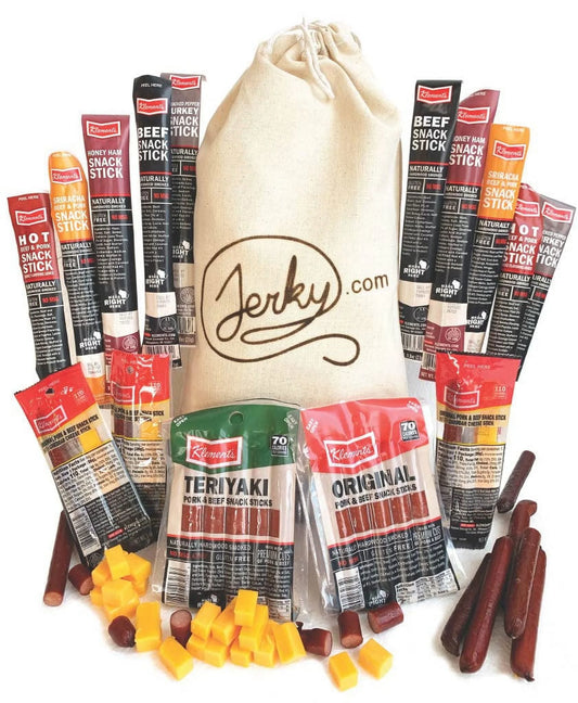 Ultimate 26-Piece Beef & Cheese Stick Variety Pack – Perfect Beef Jerky Gifts for Men!