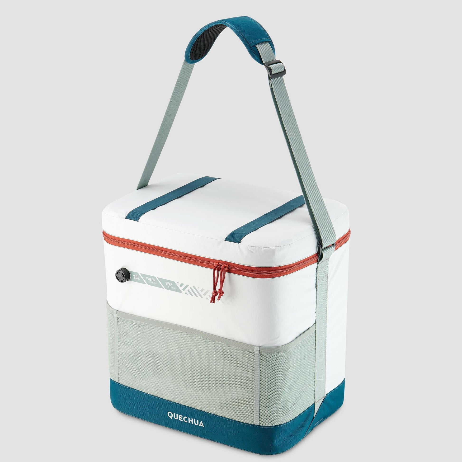 Quechua Camping Soft Cooler, 25 L, White