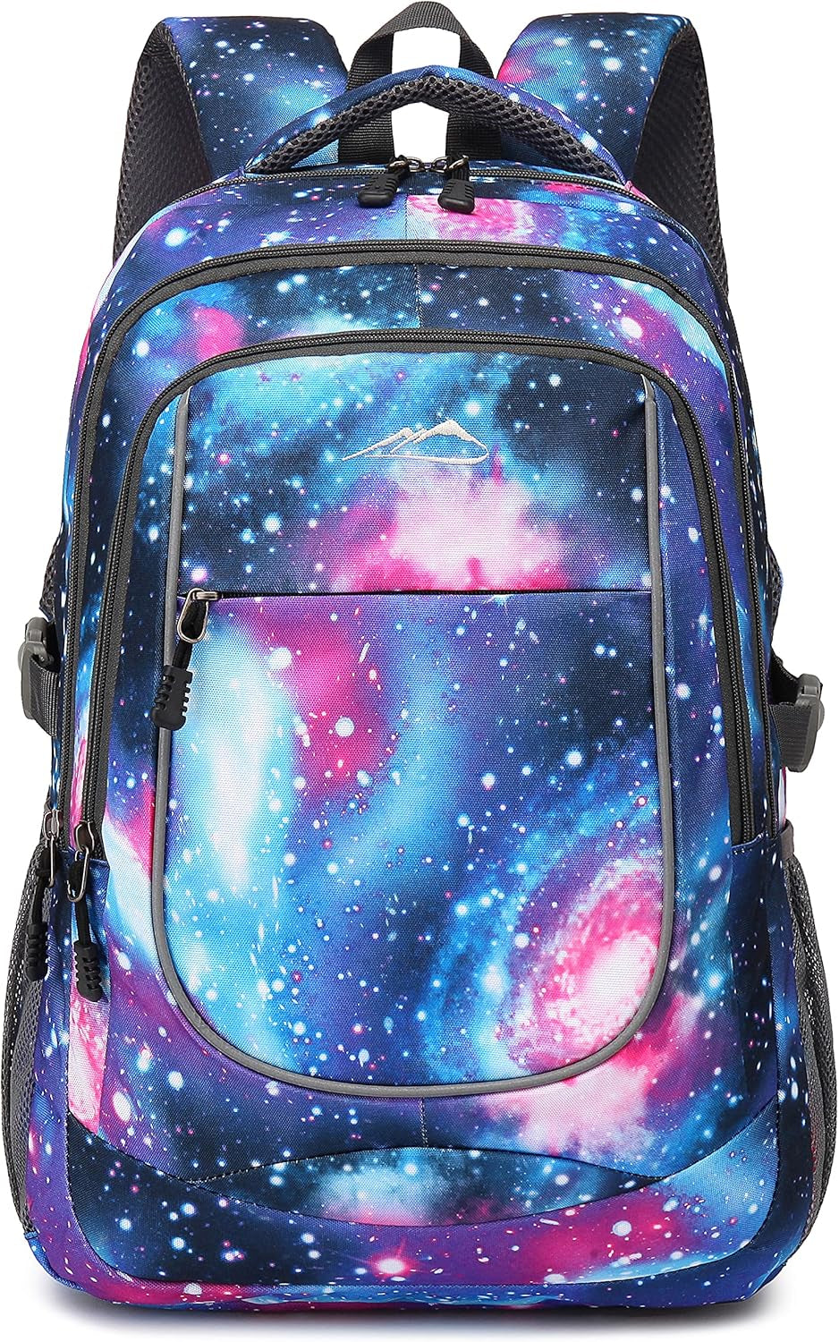 Proetrade Purple A Backpack - Stylish & Durable Bookbag for College, Travel & Hiking, Fits 15.6" Laptop, Multi-Compartment Design with Night Light & Reflective Details, Perfect Gift for Men & Women!