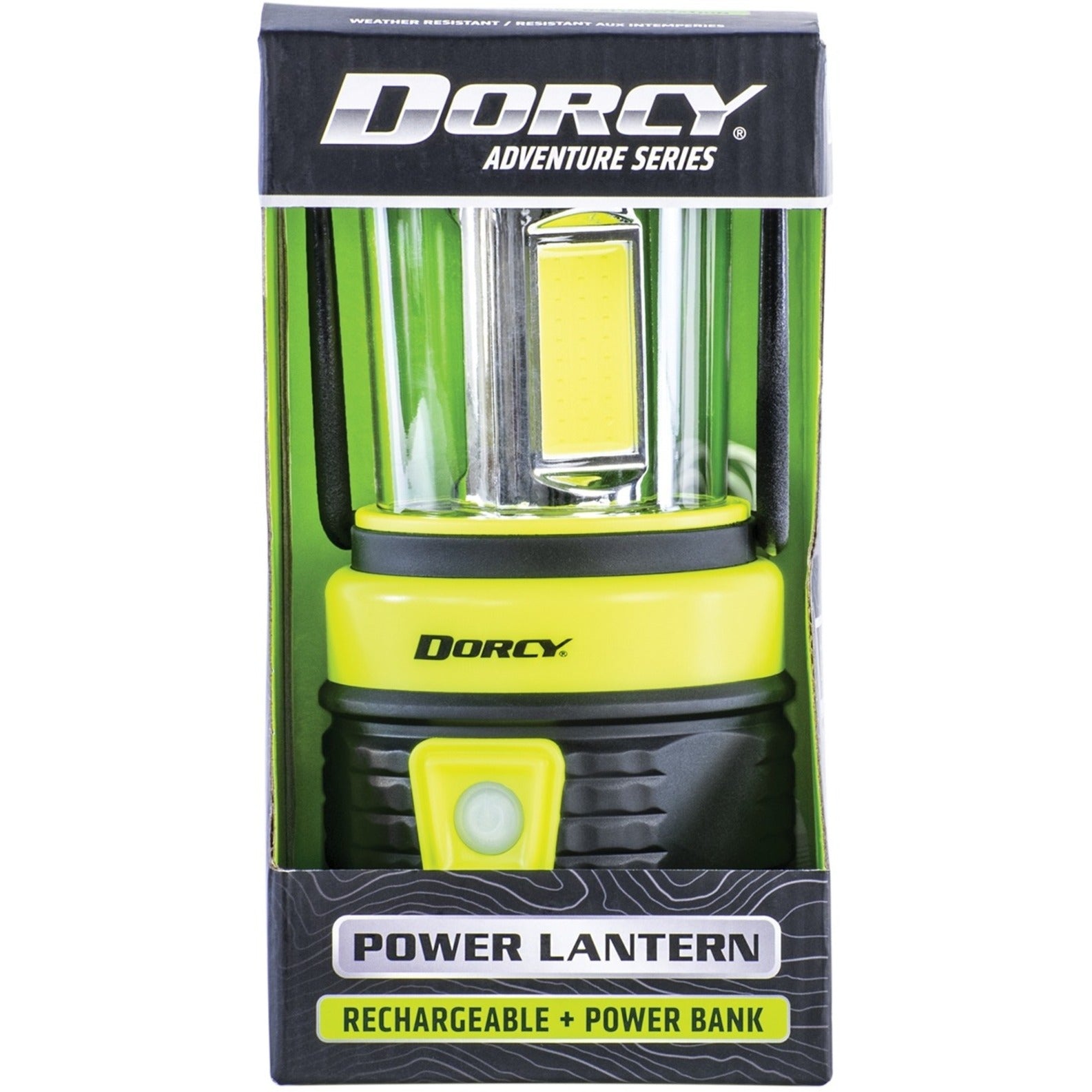 Image of the Dorcy 1800 Lumens Portable Camping Lantern featuring high brightness, multiple light modes, and a USB charging port, ideal for outdoor adventures and emergency preparedness, displayed on a clean white background.
