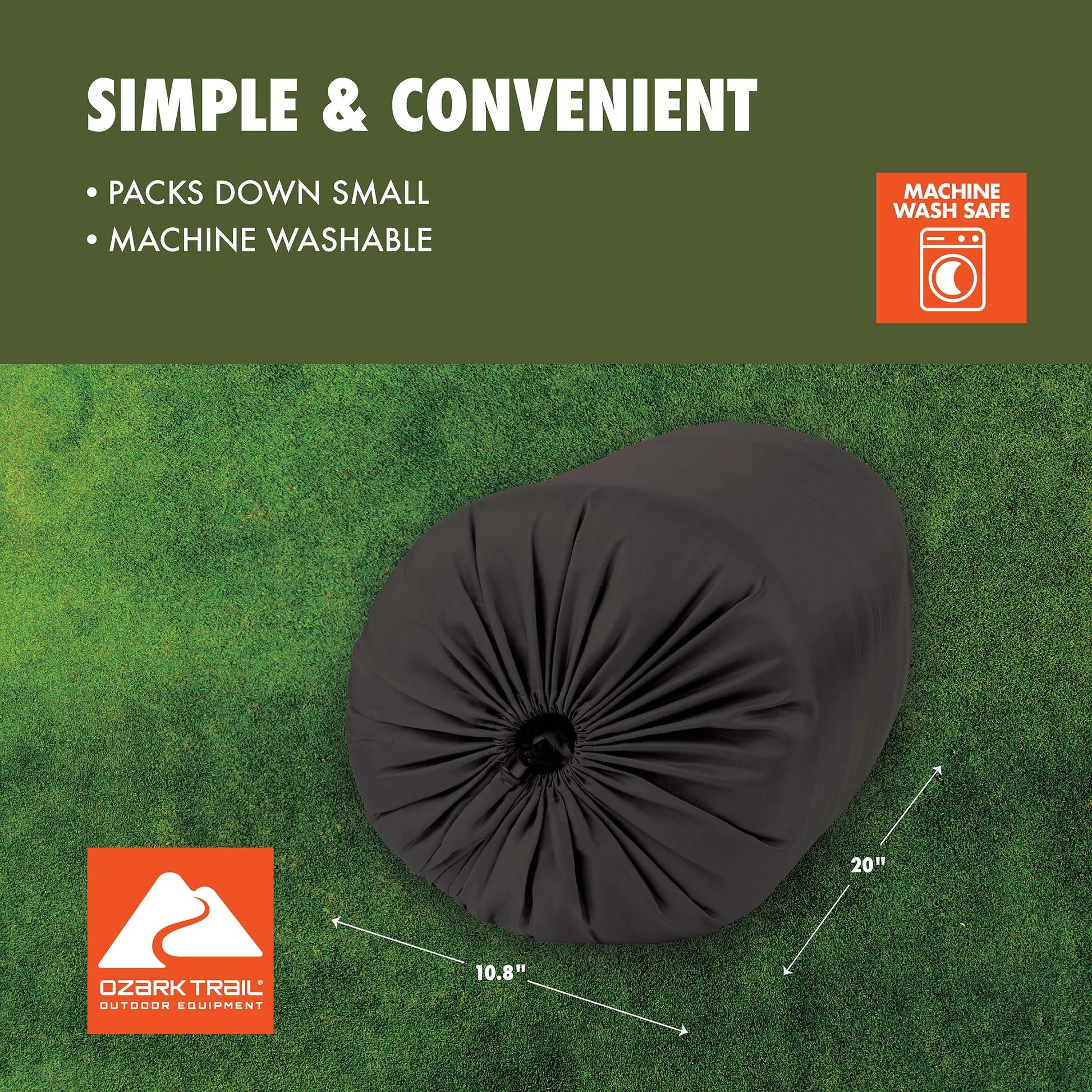 Stay Cozy with the  30F Oversized Cool Weather Sleeping Bag - 2 Pack Gray!