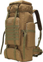 Ultimate 70L/100L Hiking Backpack for Men - Military-Grade Molle Rucksack, Ideal for 3-Day Camping & Climbing Adventures