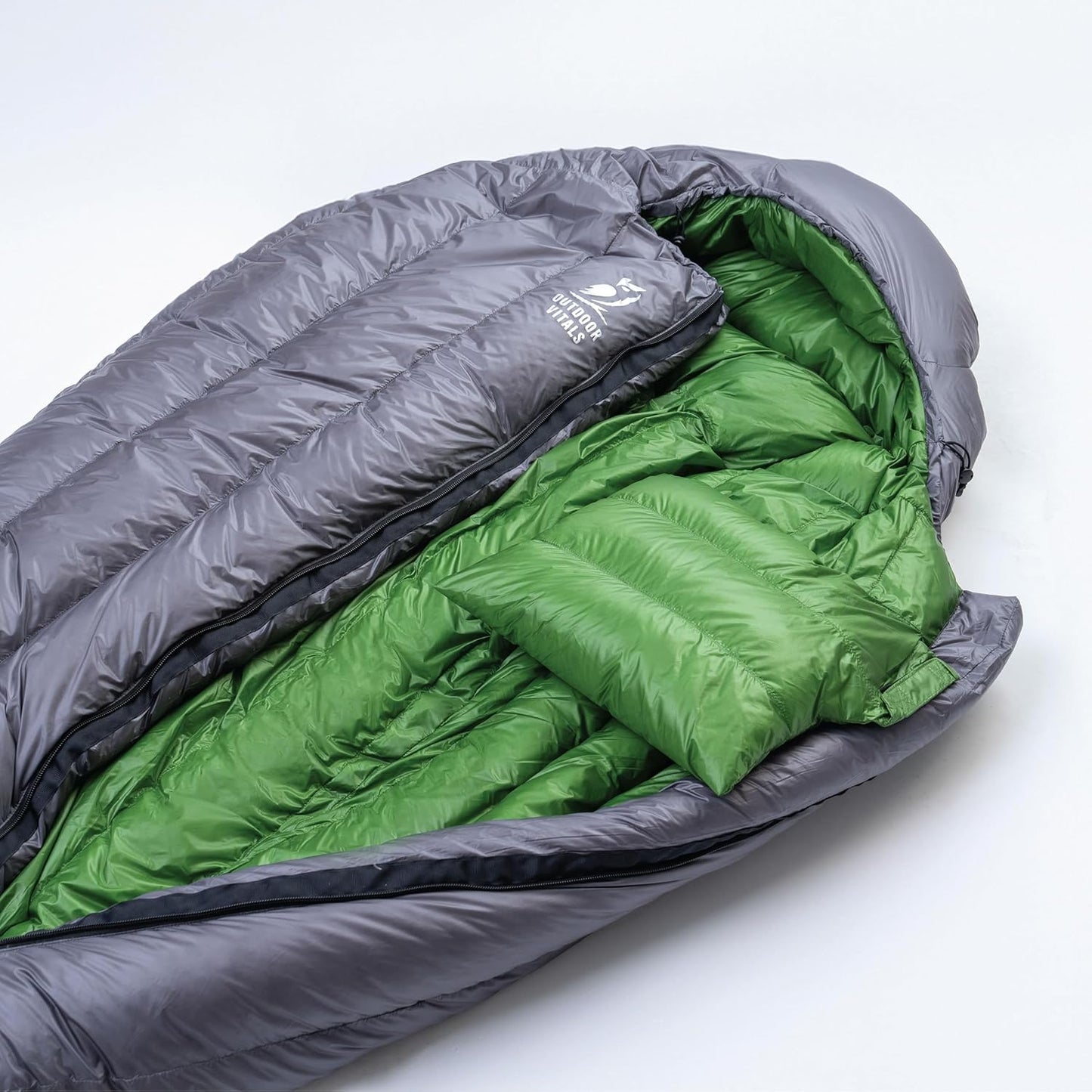 Ultralight Summit Mummy Sleeping Bag – 800+ Fill Power, Under 2lbs for Ultimate Hiking & Camping Comfort